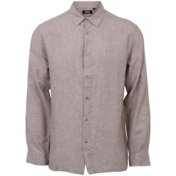 Best Nero Marco Herre Skjorte i hørmix - Sand