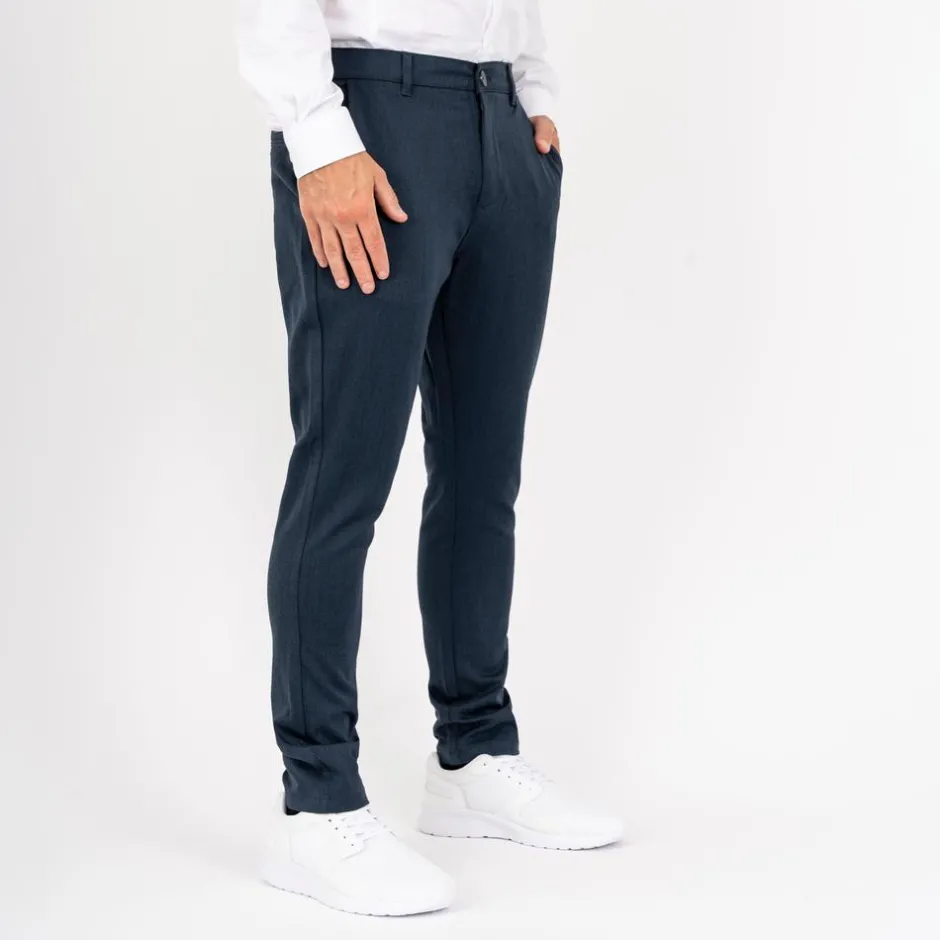 Outlet Nero Pavia Performance Herre Bukser - Medium Light Blue