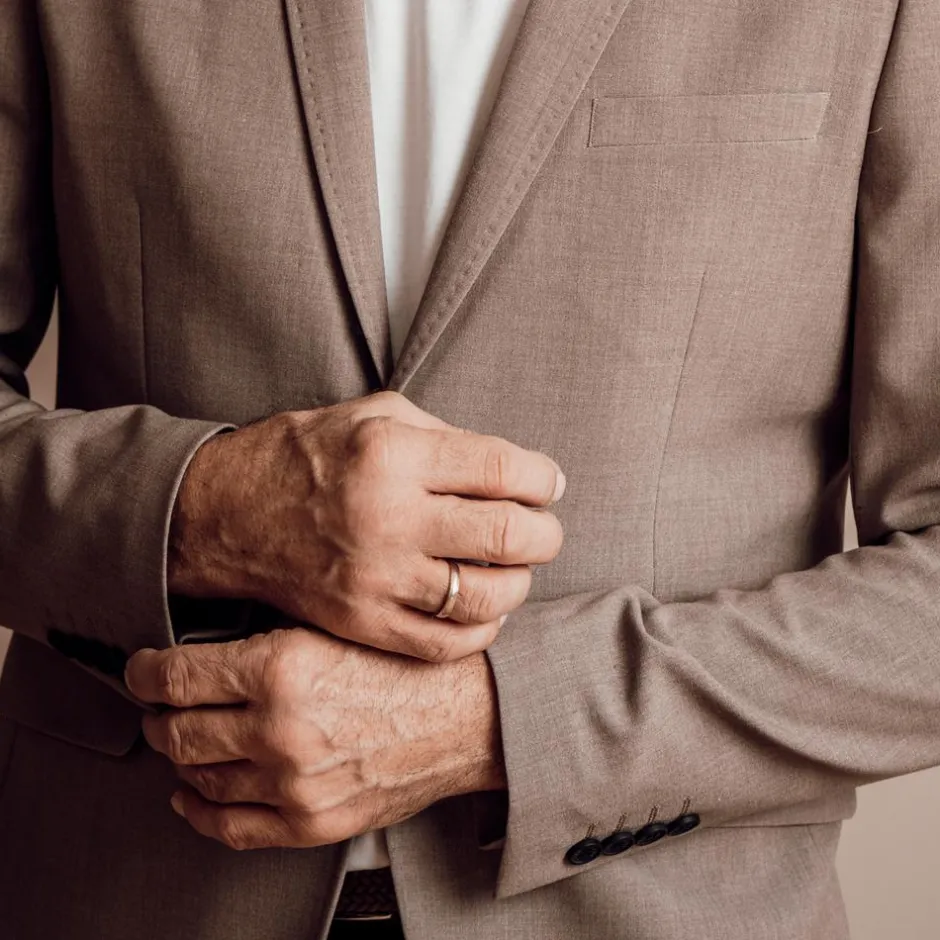 Clearance Nero Pisa Herre Blazer - Sand