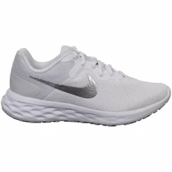 Nike Revolution 6 Dame Sneakers - White/Silver