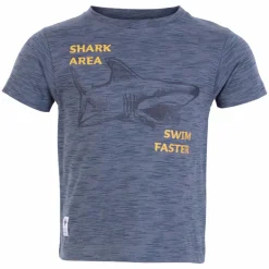 Online N.O.H.R. Drenge T-shirt - Steelblue AOP Stripes