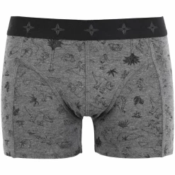 Best N.O.H.R. Uno Drenge Tights - Grey Melange AOP Boy