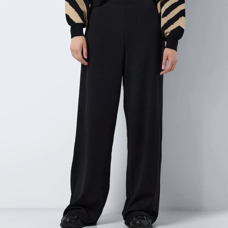 New Noisy May Bob Dame Bukser - Black