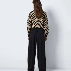 New Noisy May Bob Dame Bukser - Black