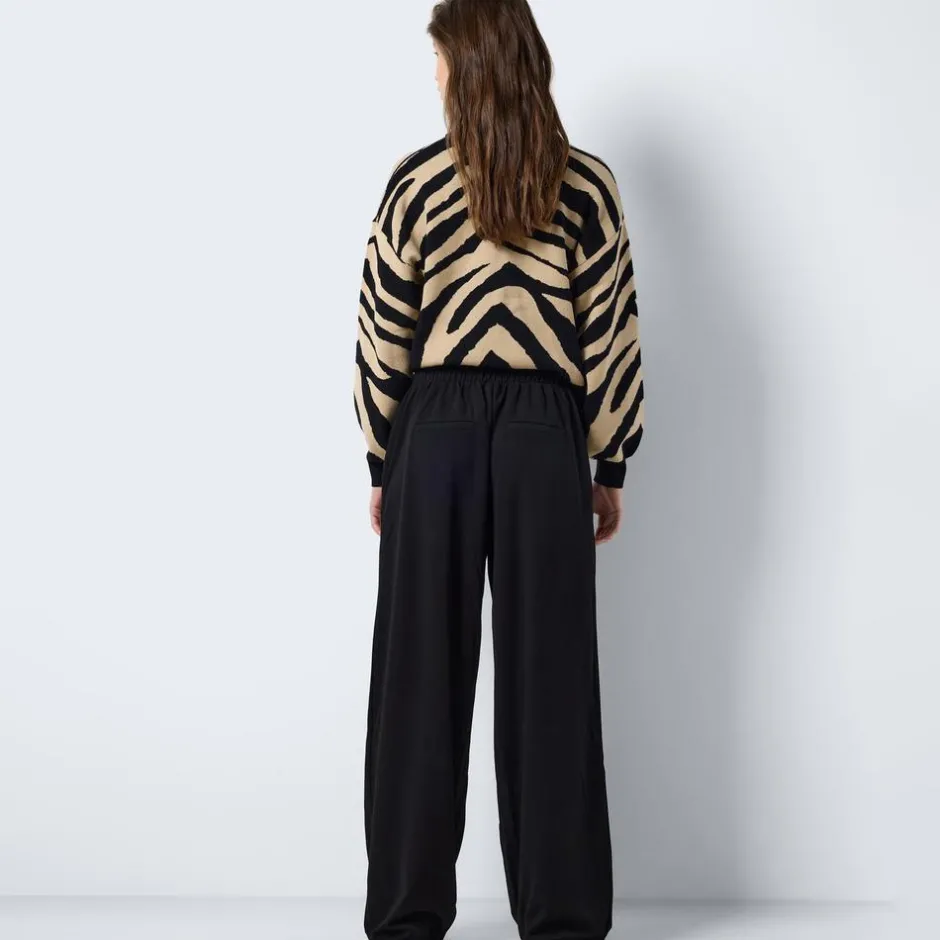 New Noisy May Bob Dame Bukser - Black