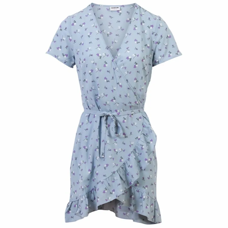 Clearance Noisy May Clara Dame Kjole - Cerulean