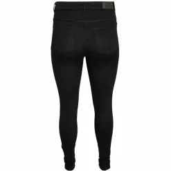 Online Noisy May Curve Dame Jeans Plus Size - Black Denim