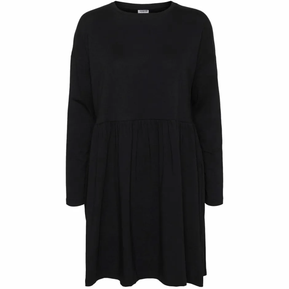 Clearance Noisy May Curve Dame Kjole - Black