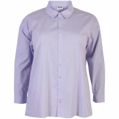 Outlet Noisy May Curve Dame Skjorte Plus Size - Purple Heather