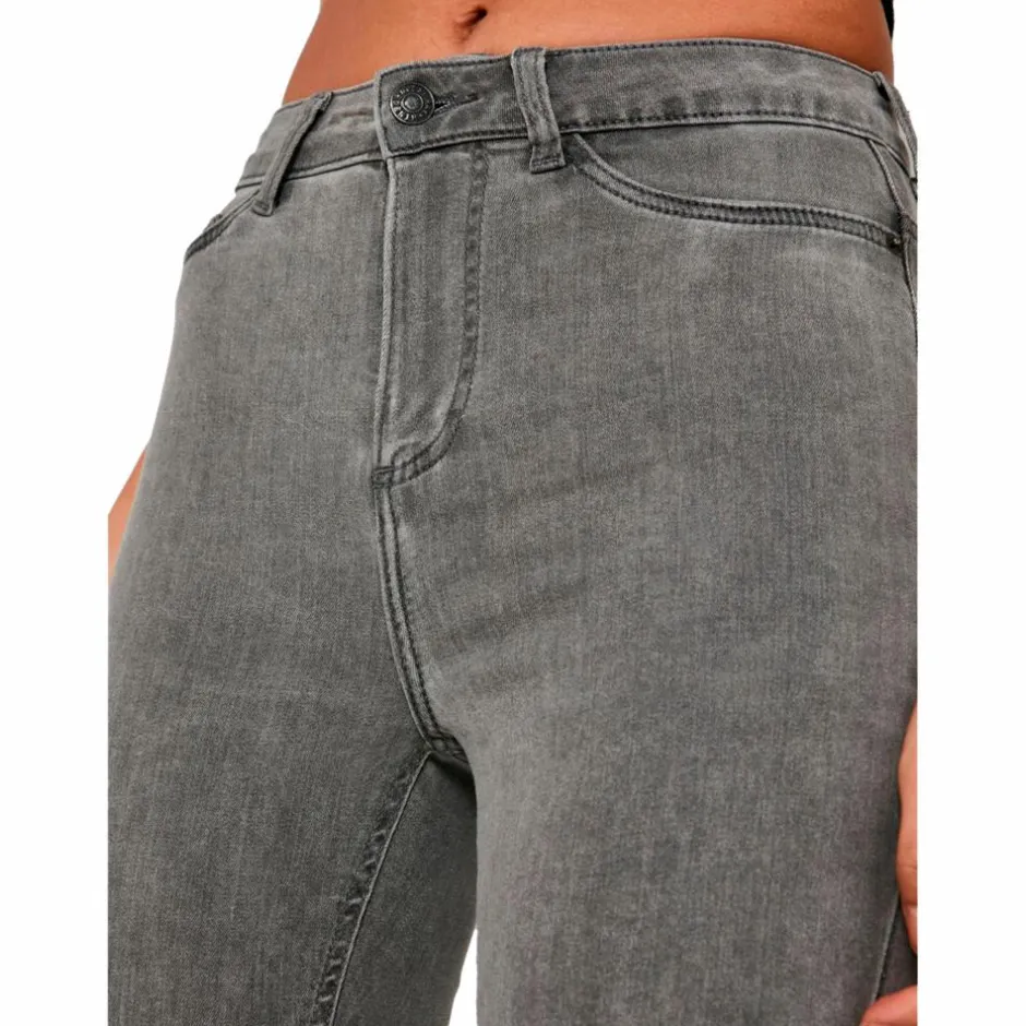 Sale Noisy May Dame Jeans - Light Grey Denim