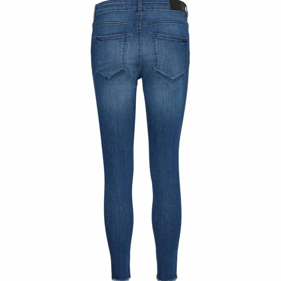 Clearance Noisy May Dame Jeans - Medium Blue Denim