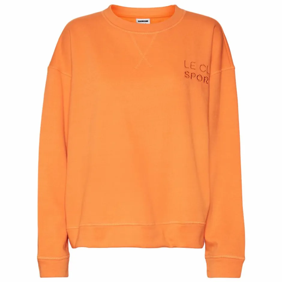 New Noisy May Dame Sweatshirt - Vibrant Orange