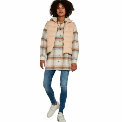 Discount Noisy May Dame Vest - Hazelnut