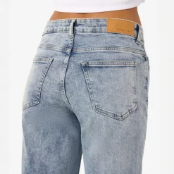Hot Noisy May Yolanda Dame Jeans - Light Blue Denim