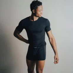 Nordic Apparel Balder Herre Tights i bambus - Black/White