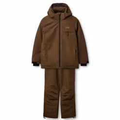 New Nordic Project 18 Aeris Børne Skisæt - DARK EARTH