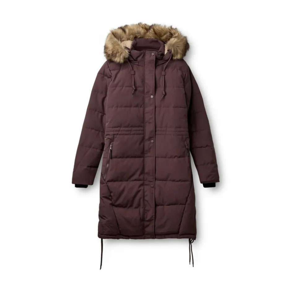 Nordic Project 18 Artemis Dame Vinterjakke m. BIONIC-FINISH® ECO coating - Rasin