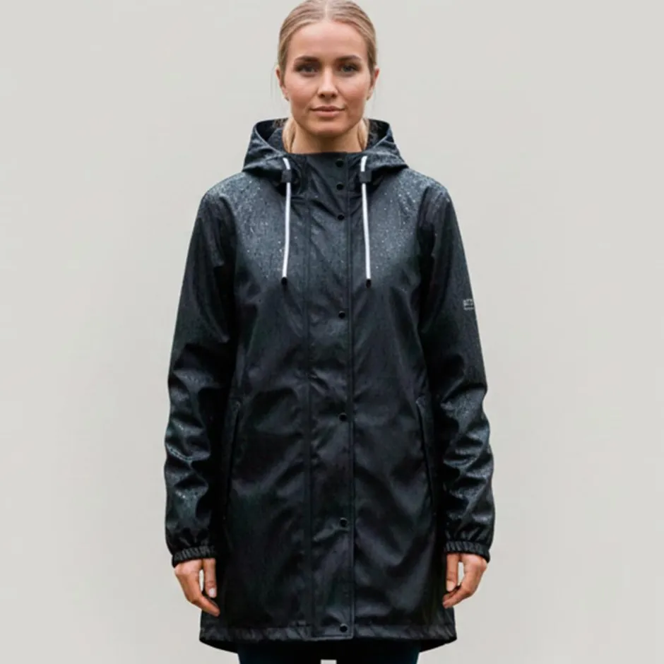Hot Nordic Project 18 Bossy Dame Regnjakke - Black
