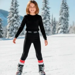 Sale Kopenhaken Nordic Project 18 Børne Skiundertøj i bambus - Black