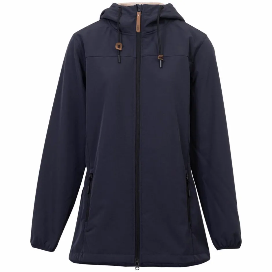 Outlet Nordic Project 18 Delta Dame Softshell m. fleece - Total Eclispe
