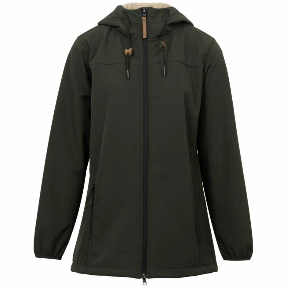 Best Nordic Project 18 Delta Dame Softshell m. fleece - Deep Depyhs