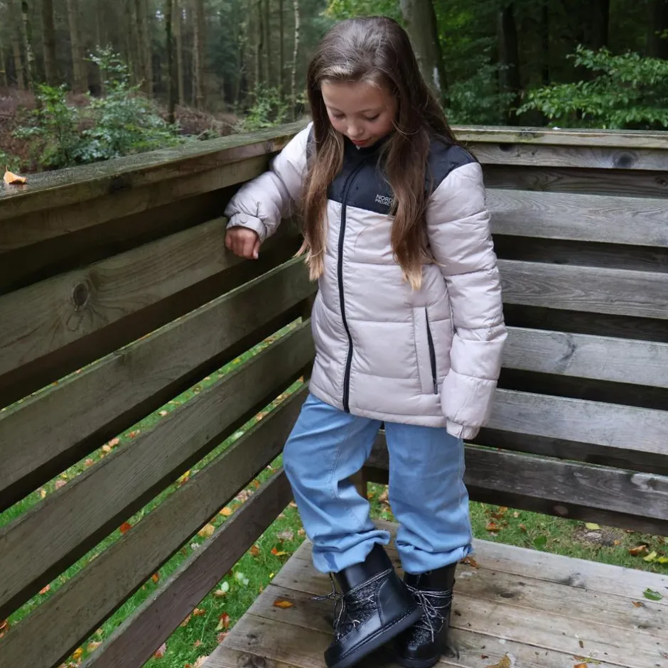 Nordic Project 18 Fjord Børne Vinterjakke - DESERT TAUPE