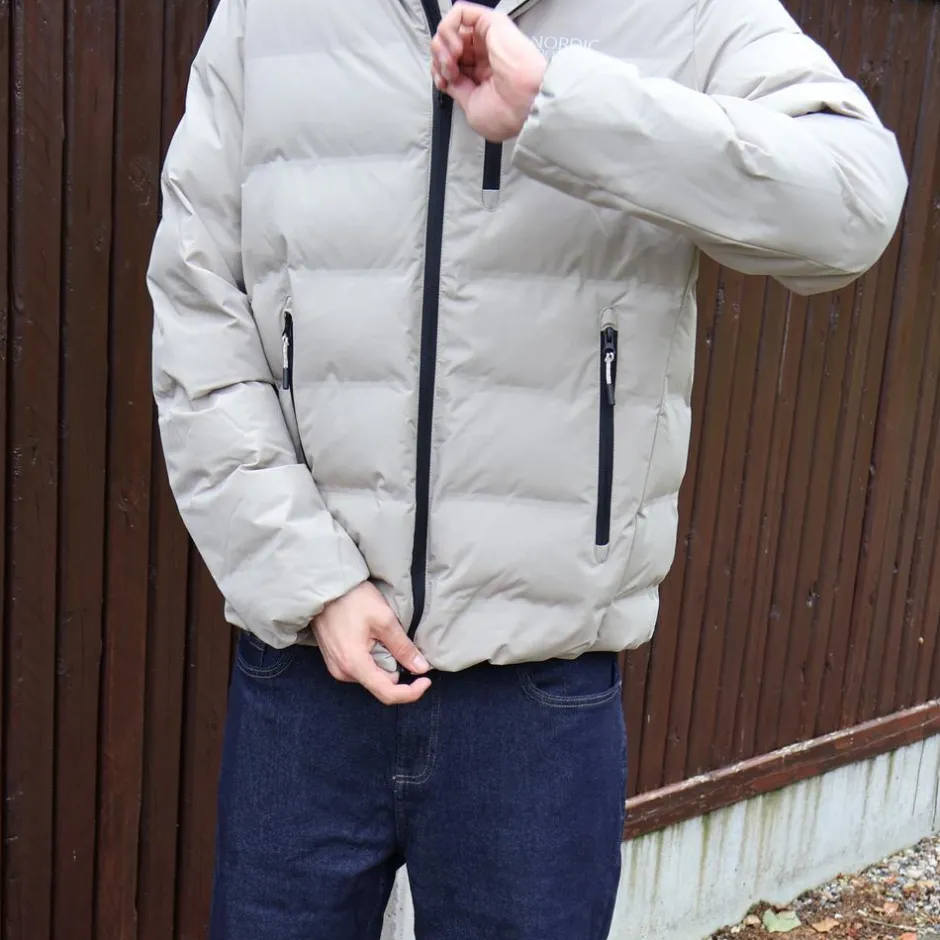 Online Nordic Project 18 Halifax Herre Vinterjakke - DESERT TAUPE