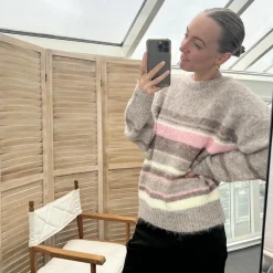 Best Nordic Project 18 Lilula Dame Striktrøje - SAVANNAH TAN