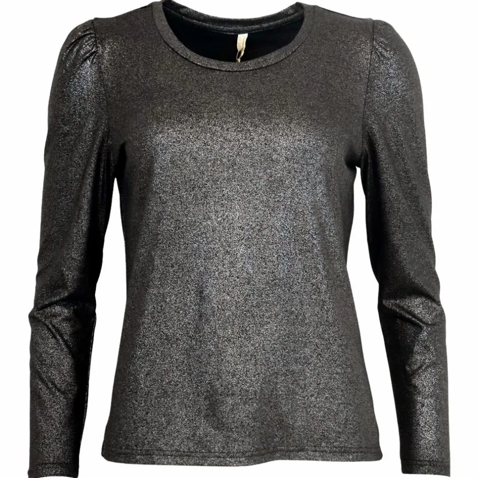 Best Ofelia Carla Dame Bluse - Black Combi