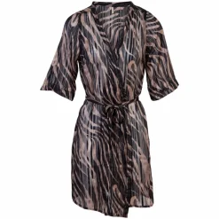 Outlet Ofelia Dame Kimono - Black Combi