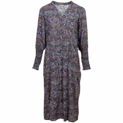 New Ofelia Dame Kjole - Blue Combi