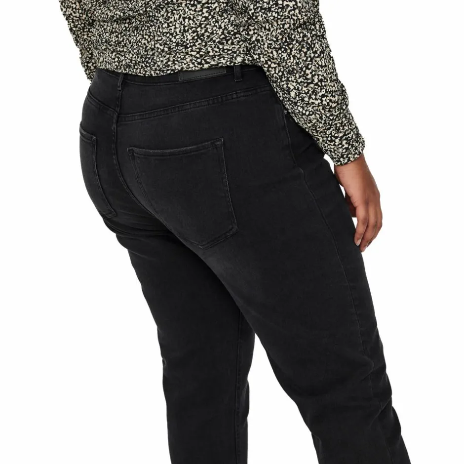 New Only Carmakoma Dame Jeans Plus Size - Denim black