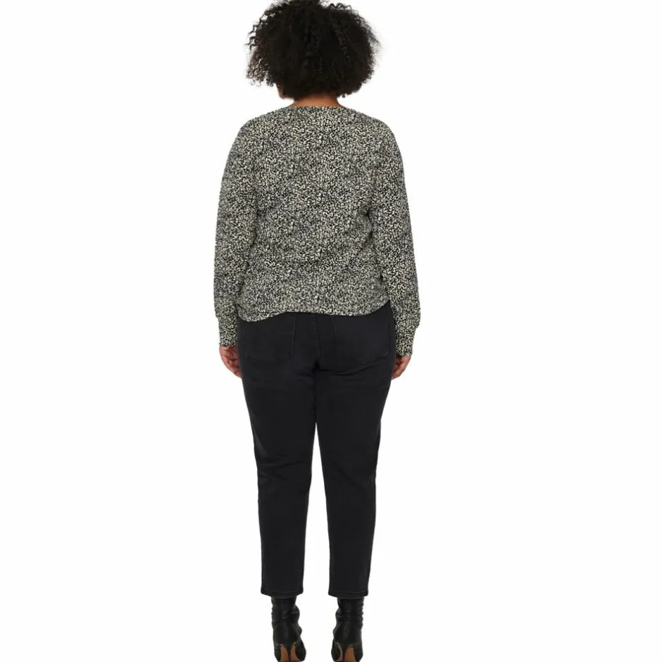 New Only Carmakoma Dame Jeans Plus Size - Denim black