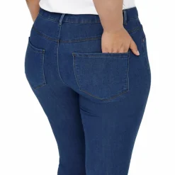 Outlet Only Carmakoma Dame Jeans Plus Size - Denim Blue