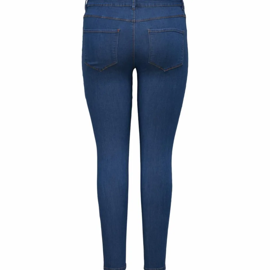 Outlet Only Carmakoma Dame Jeans Plus Size - Denim Blue