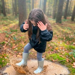 Discount NN Pige Gummistøvler - Sølv