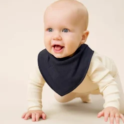 Discount Pippi Baby Savlesmæk i økologisk bomuld - Dark Navy