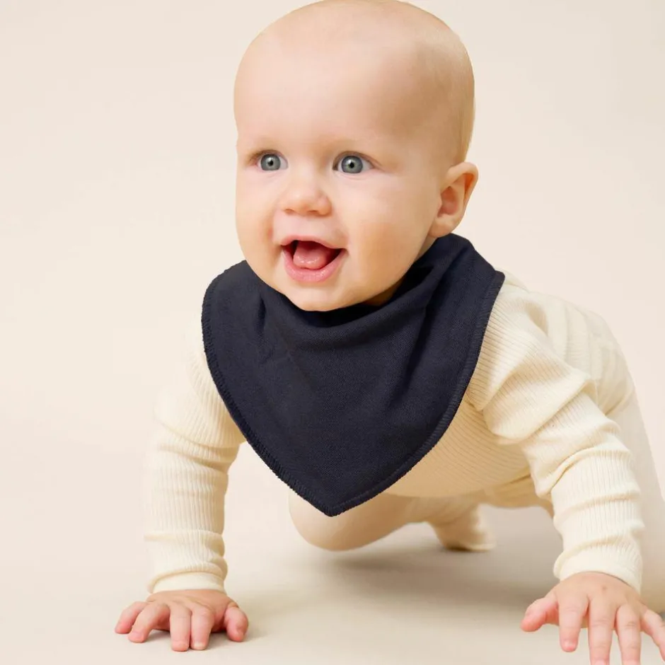 Discount Pippi Baby Savlesmæk i økologisk bomuld - Dark Navy