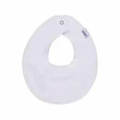 Online Pippi Baby Savlesmæk i økologisk bomuld - White