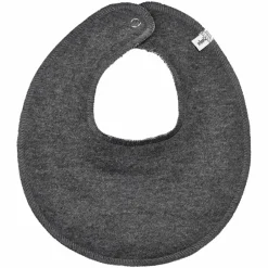 Online Pippi Baby Savlesmæk i økologisk bomuld - Dark Grey Melange