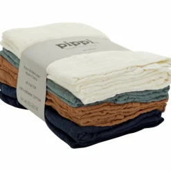 Outlet Pippi Baby Stofble i økologisk bomuld - Dress Blues