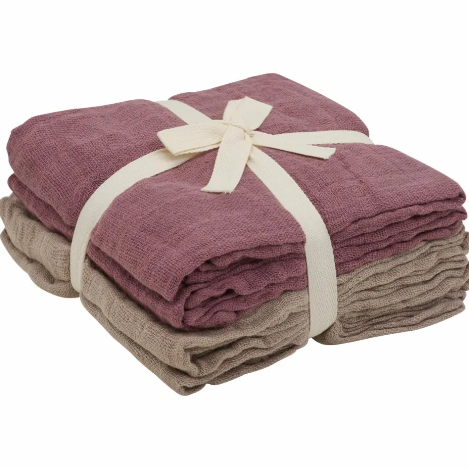 Sale Pippi Baby Stofble i økologisk bomuld - Withered Rose