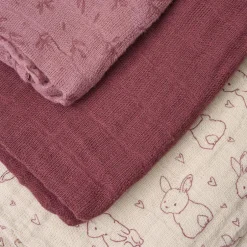 Hot Pippi Baby Stofble i økologisk bomuld - Old Rose