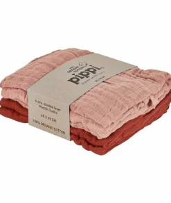 Hot Pippi Baby Stofble i økologisk bomuld - Misty Rose