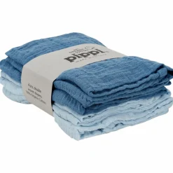 Outlet Pippi Baby Stofble i økologisk bomuld - Baby Blue