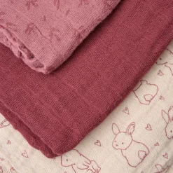 Hot Pippi Baby Stofble i økologisk bomuld - New Rose