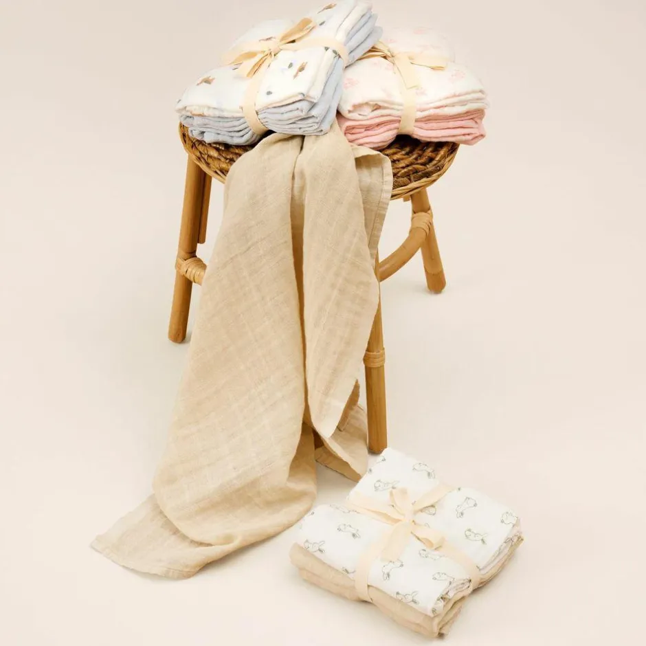 Best Pippi Baby Stofble i økologisk bomuld - Metal Mint