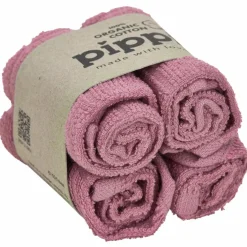 Hot Pippi Baby Vaskeklud i økologisk bomuld - Old Rose