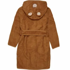 New Pippi Børne Morgenkåbe i økologisk bomuld - Almond