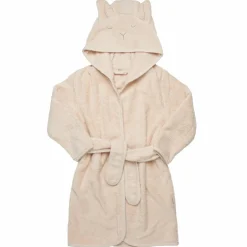 Outlet Pippi Børne Morgenkåbe i økologisk bomuld - Sandshell